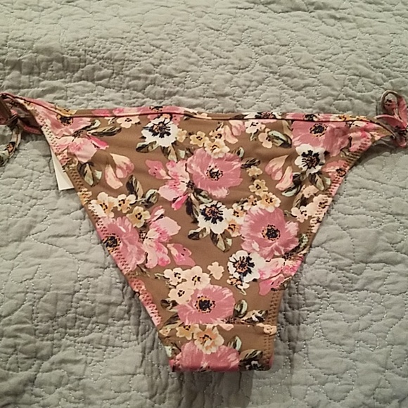 Floral tie string bikini - Picture 5 of 5
